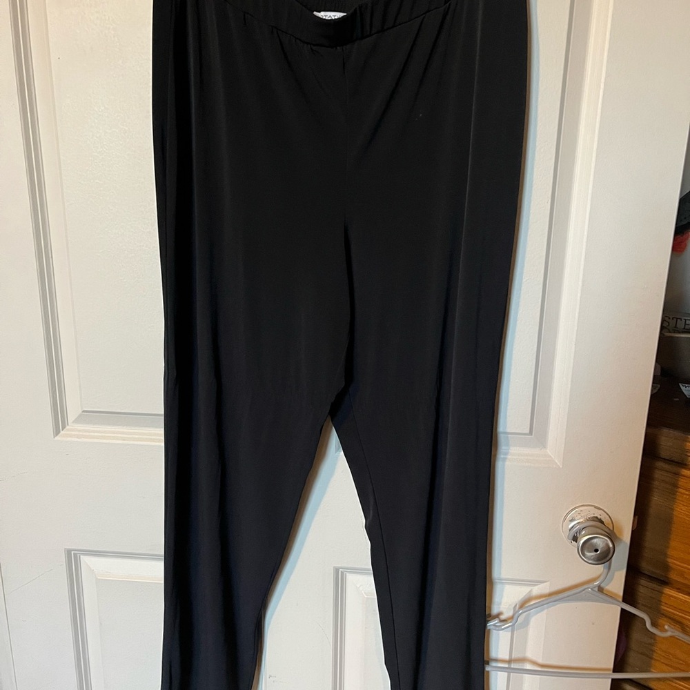Notations Women's Classic Black Straight Leg Pants